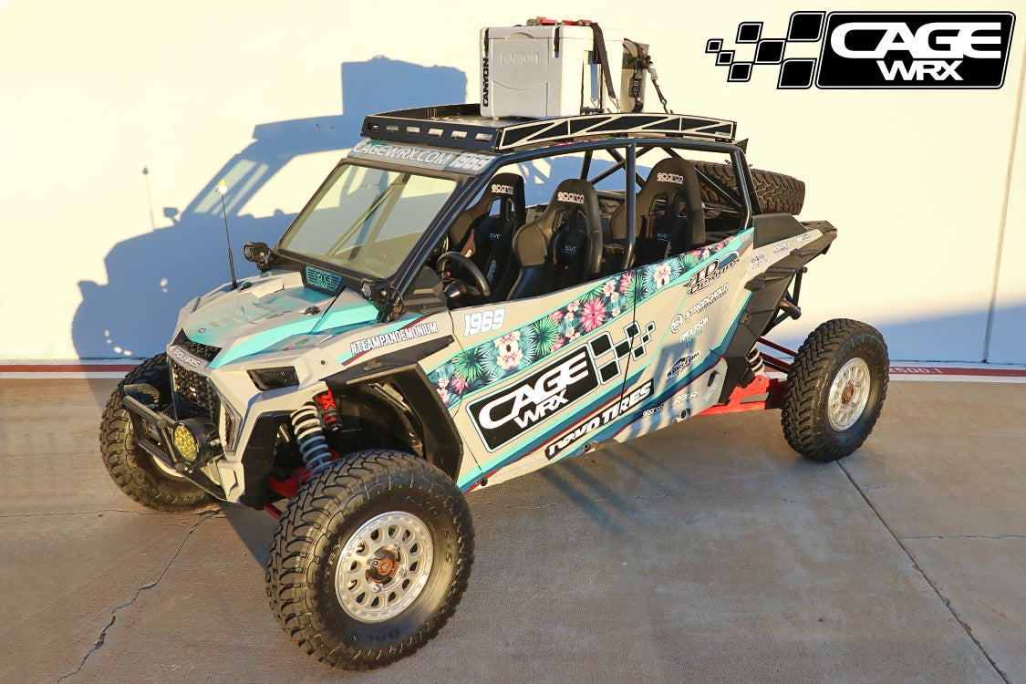 RZR XP1K / XP Turbo / XP Turbo S (2014-2023) 4 Seat "Super Shorty" Roof Rack Assembled and Powder Coated