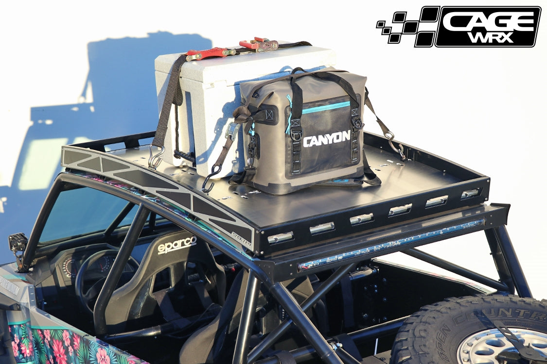 RZR XP1K / XP Turbo / XP Turbo S (2014-2023) 4 Seat "Super Shorty" Roof Rack Assembled and Powder Coated