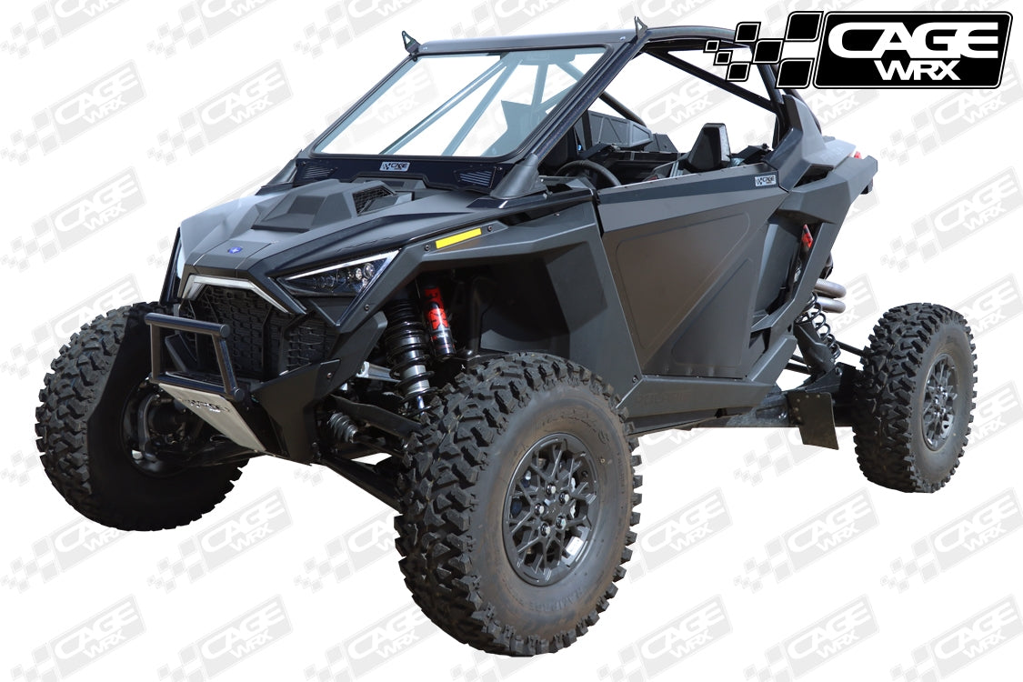 Polaris RZR Pro R / Turbo R "Super Shorty" & "Baja Spec" Aluminum/Glass Windshield (2022-2024)