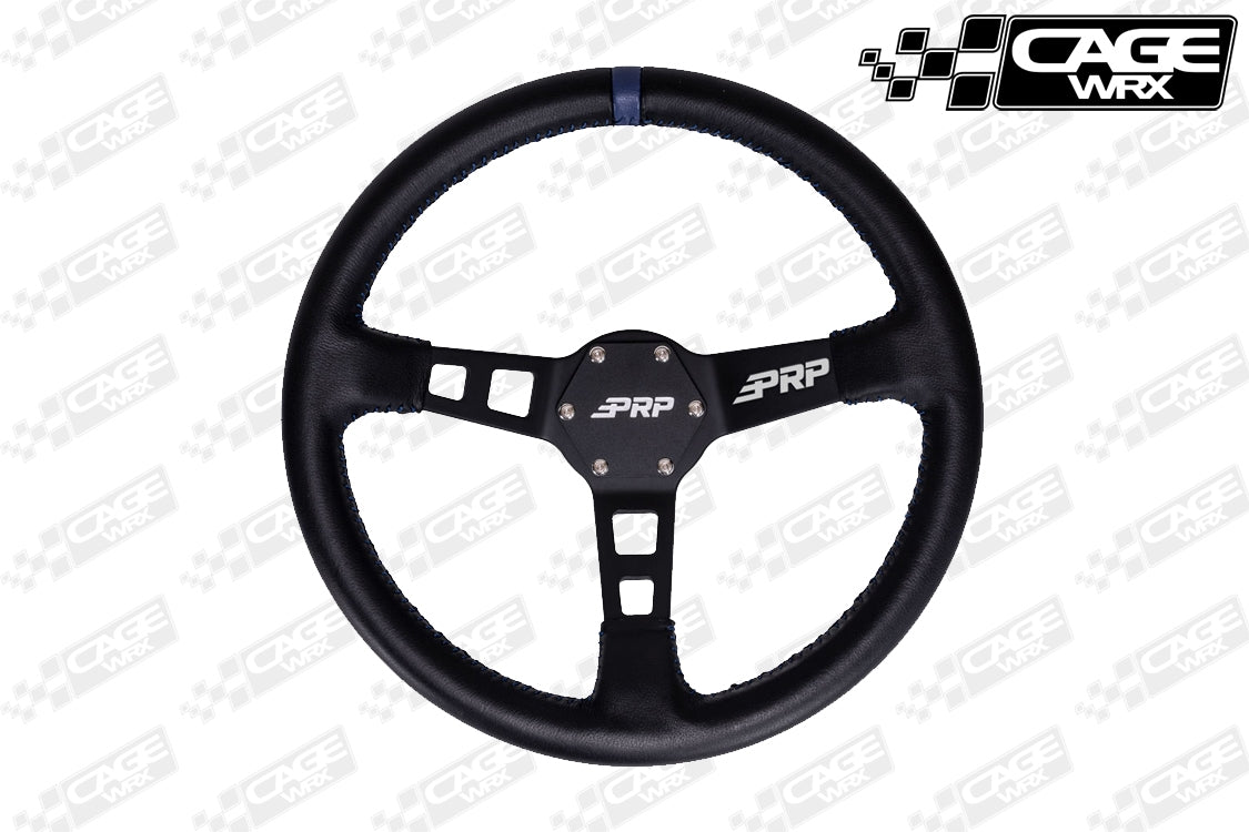 PRP Deep Dish Steering Wheel - Leather