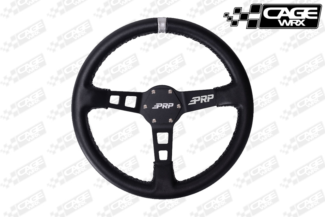 PRP Deep Dish Steering Wheel - Leather