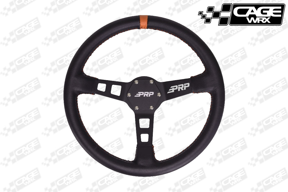 PRP Deep Dish Steering Wheel - Leather
