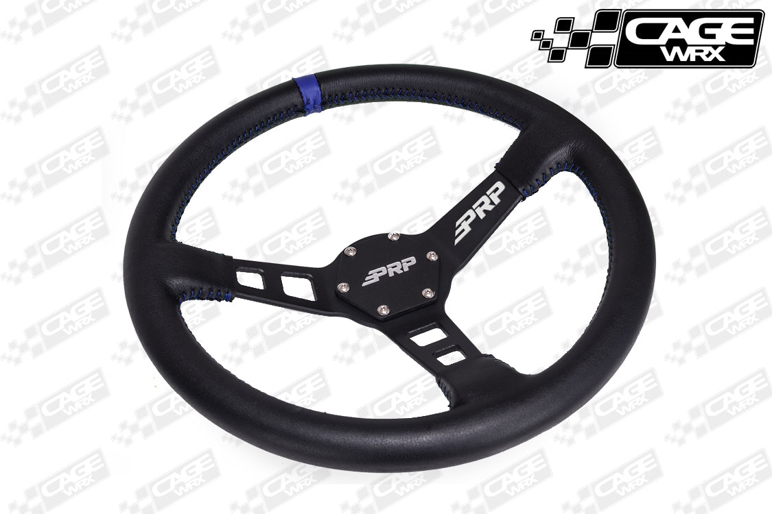 PRP Deep Dish Steering Wheel - Leather