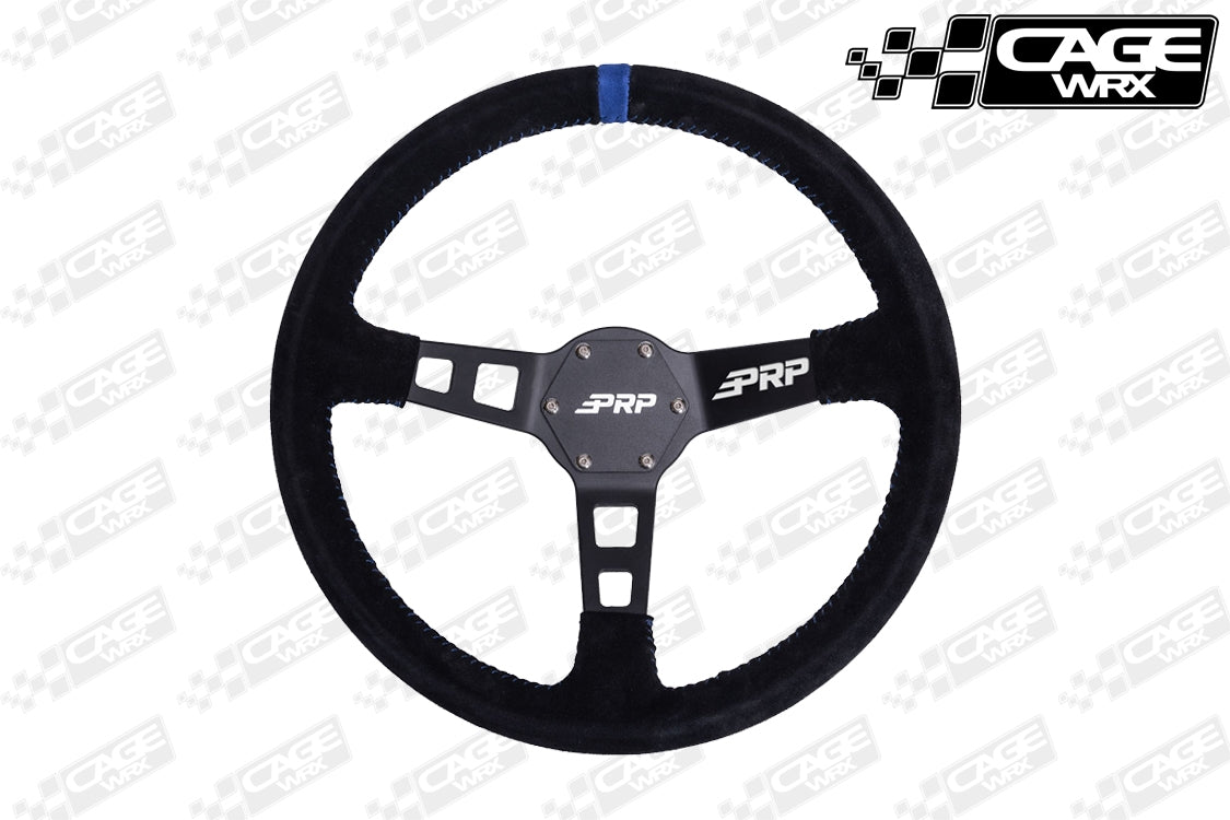 PRP Deep Dish Steering Wheel - Suede