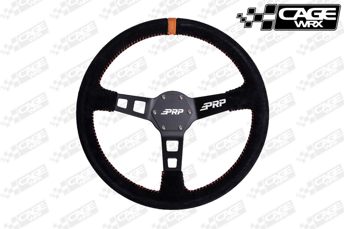 PRP Deep Dish Steering Wheel - Suede