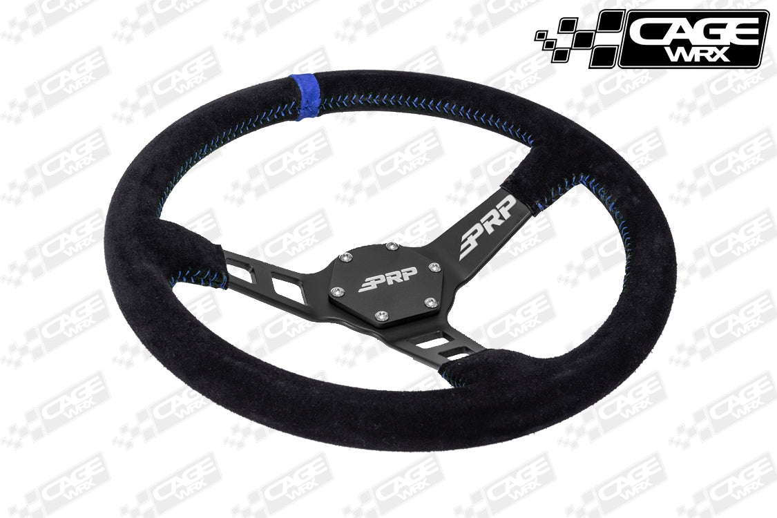 PRP Deep Dish Steering Wheel - Suede