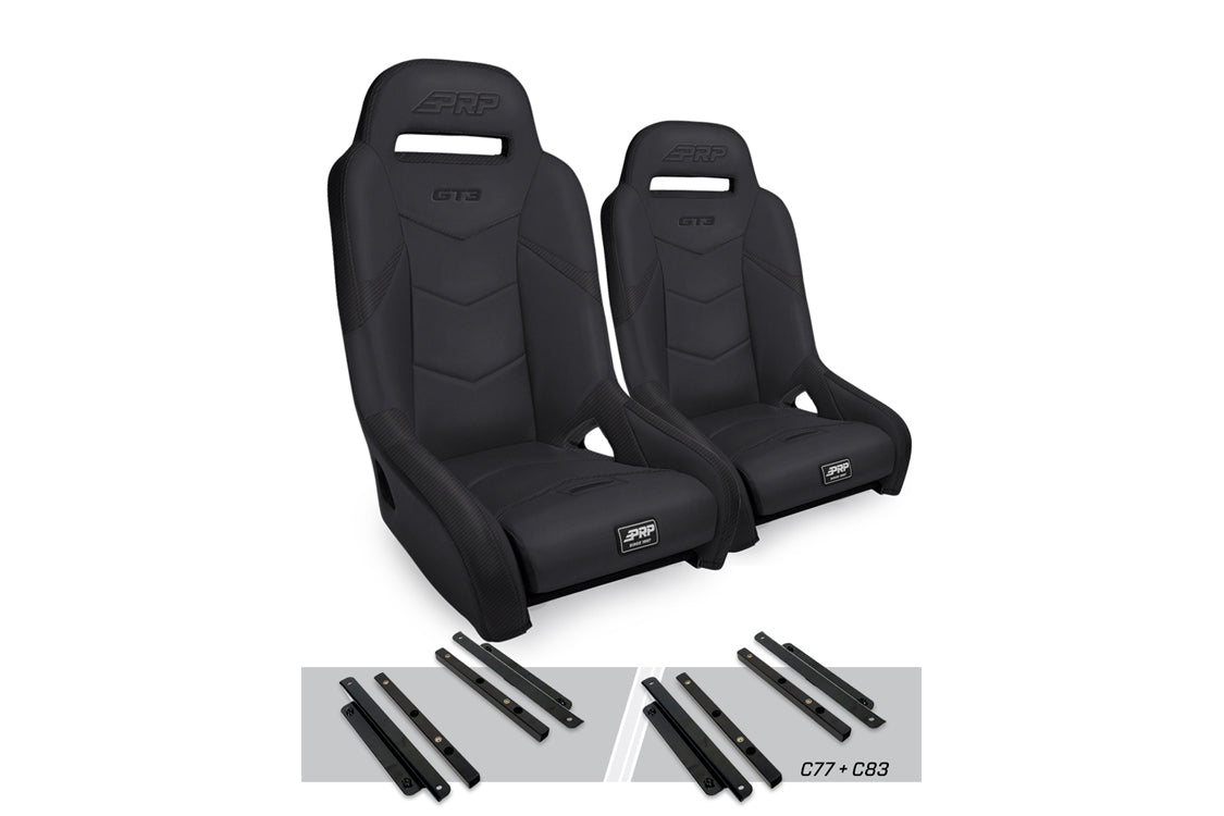 PRP RZR GT3 Suspension Seats (PAIR) for RZR XP1K/Turbo/Turbo S - PRE-DESIGNED