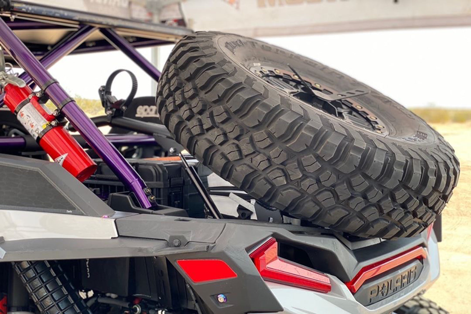 Polaris RZR XP / Turbo S Spare Tire Carrier | HIGH (2014-2023)