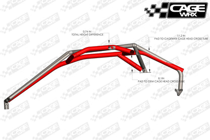 "BAJA SPEC" Roll Cage - Assembled: Can-Am Maverick R (2024+)