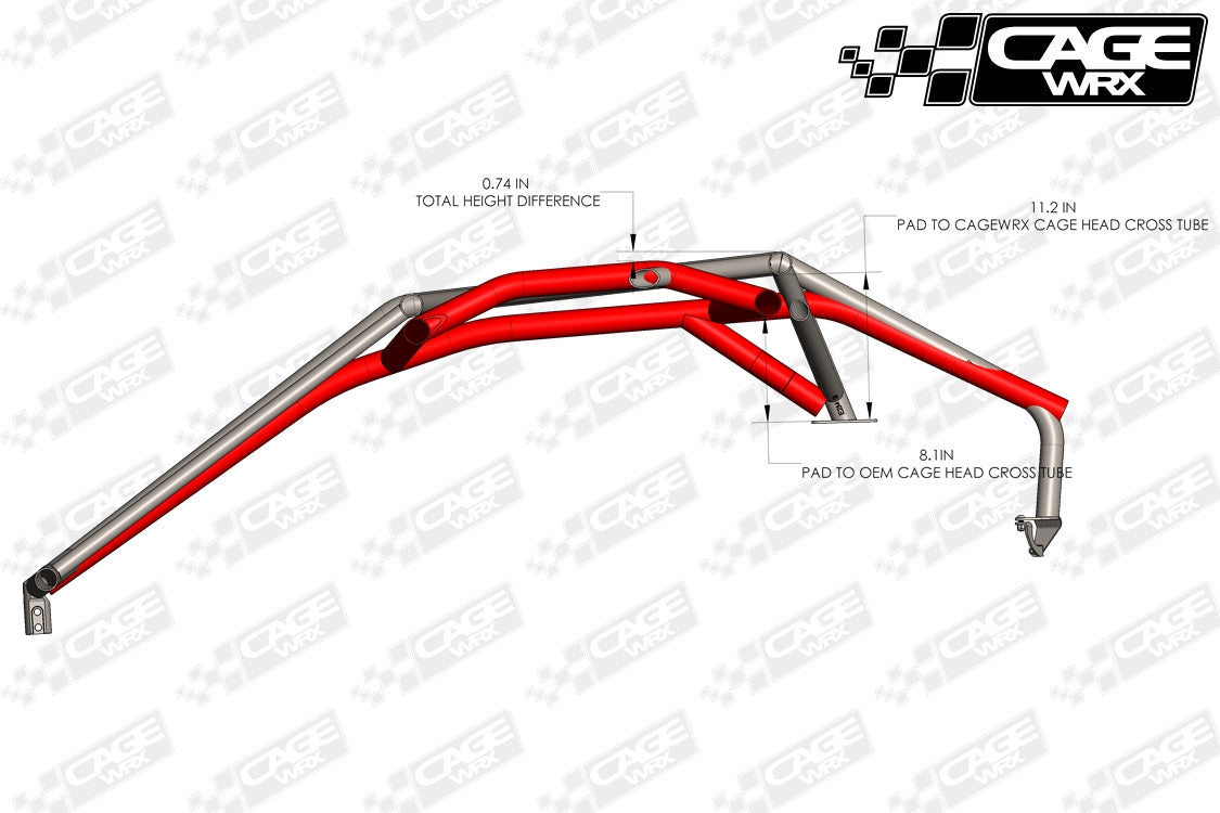 "BAJA SPEC" Roll Cage Kit: Can-Am Maverick R (2024+)