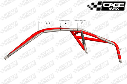 "SUPER SHORTY" Roll Cage - Assembled: RZR Pro R (2022+)