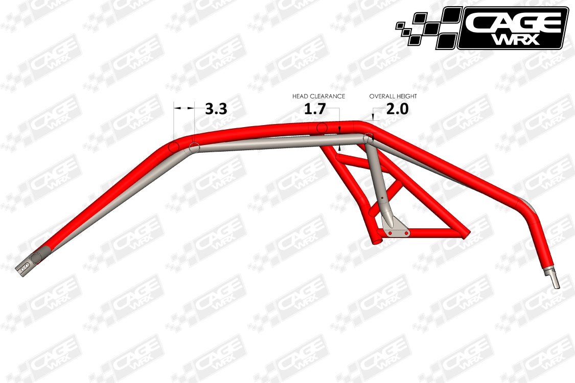 "BAJA SPEC" Roll Cage Kit: RZR Pro XP (2020+)