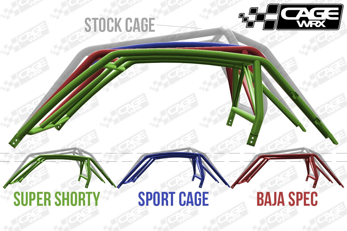 "BAJA SPEC" Roll Cage - Assembled: RZR XP 1000 / XP Turbo (2014-2018)