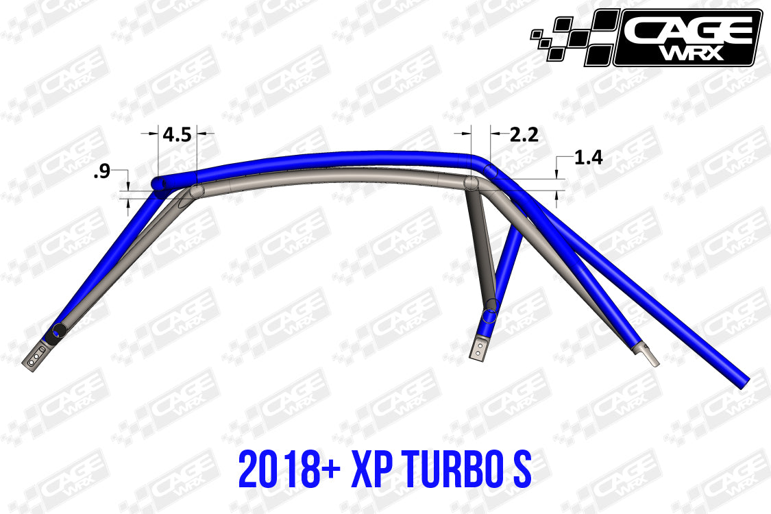 Polaris RZR XP / Turbo S (2019-2023) Roll Cage | ASSEMBLED | "COMPETITION CAGE"