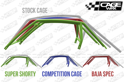 "COMPETITION CAGE" Roll Cage - Assembled: RZR XP 1000 (2019-2023) / XP Turbo S (2018+)