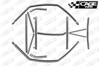 "SUPER SHORTY" Roll Cage Kit: RZR XP 1000 (2019-2023) / XP Turbo S (2018+)