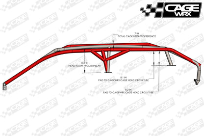 "Super Shorty" Roll Cage - Assembled: Can-Am Maverick R MAX (2025+)