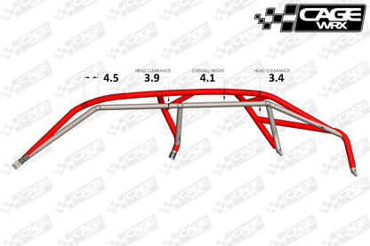 "BAJA SPEC" Roll Cage - Assembled: RZR Pro R 4 (2022+)