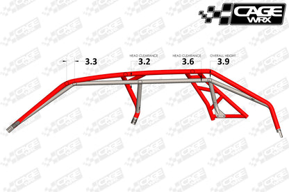 Polaris RZR Pro S4 / Turbo R4 Roll Cage KIT | "BAJA SPEC"
