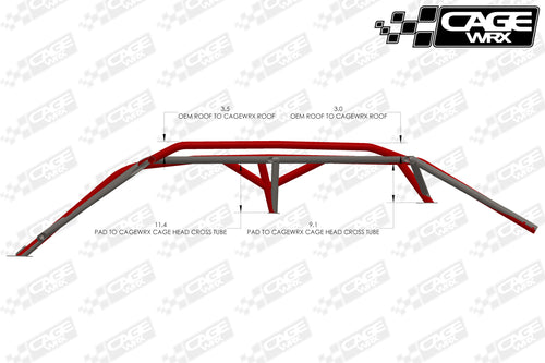 Can-Am Maverick X3 MAX Roll Cage | ASSEMBLED | "BAJA SPEC"