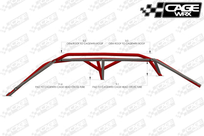"BAJA SPEC" Roll Cage Kit: Can-Am Maverick X3 MAX (2017+) - PREORDER!!