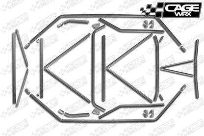 "BAJA SPEC" Roll Cage Kit: RZR XP4 1000 (2019-2023) / XP4 Turbo S (2018+)