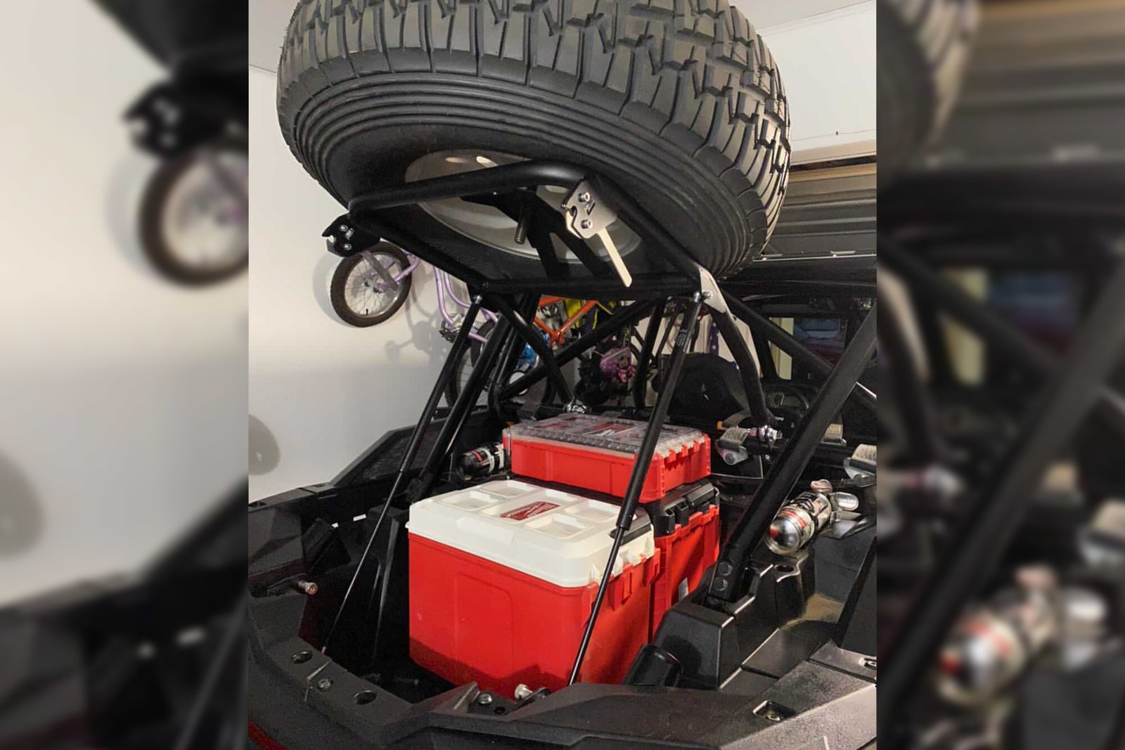 Polaris RZR XP / Turbo S Spare Tire Carrier | HIGH (2014-2023)