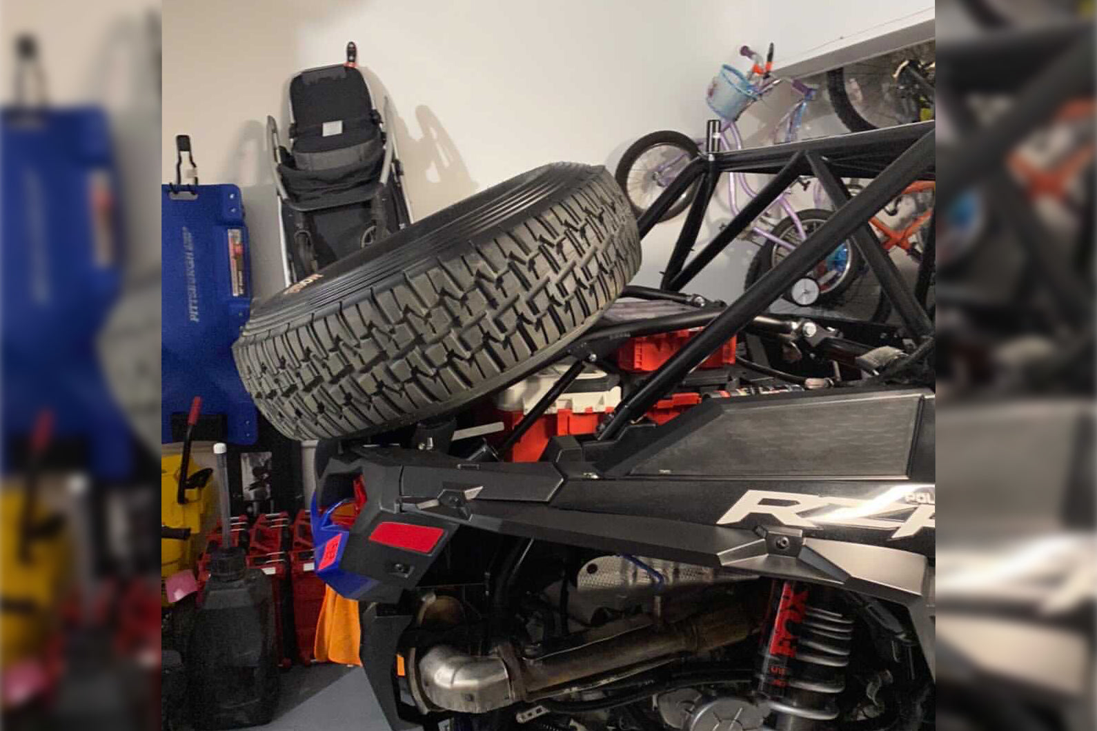 Polaris RZR XP / Turbo S Spare Tire Carrier | HIGH (2014-2023)