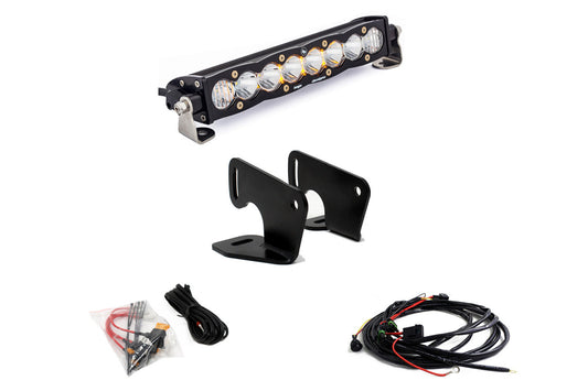 Polaris S8 10 Inch Hood Mount Light Bar Kit - Polaris 2020-2026 RZR Pro XP; 2024 RZR Turbo R