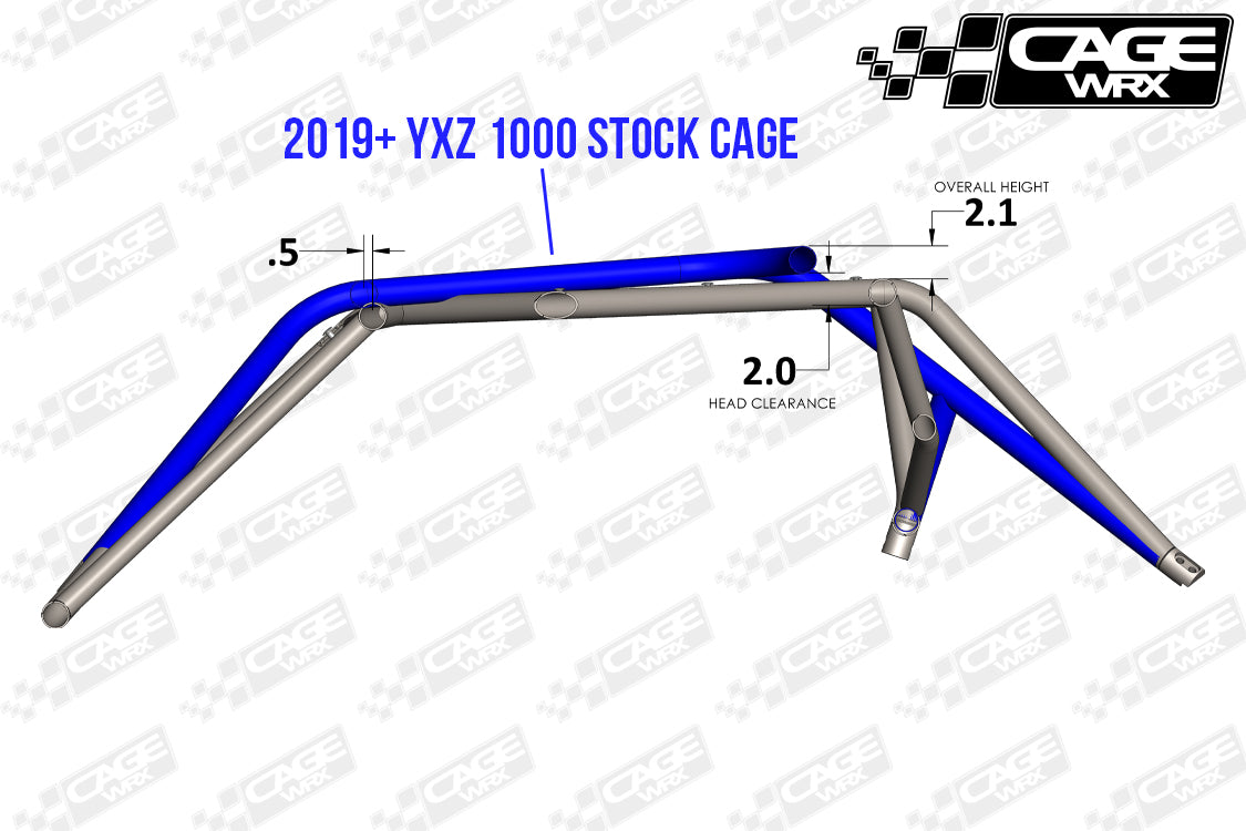 Assembled Super Shorty Yamaha YXZ 1000 Roll Cage – CAGEWRX