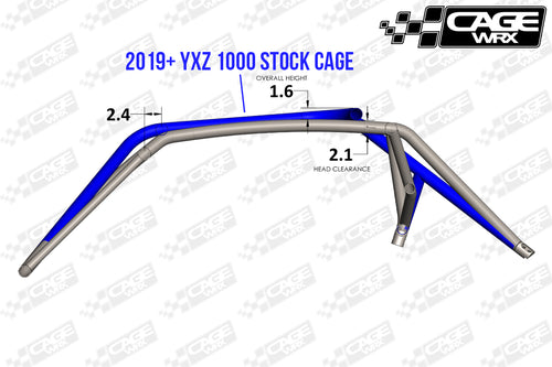 Yamaha YXZ 1000 Roll Cage | ASSEMBLED | "SUPER SHORTY"