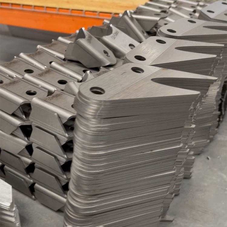 Laser cut, etched, and bent brackets