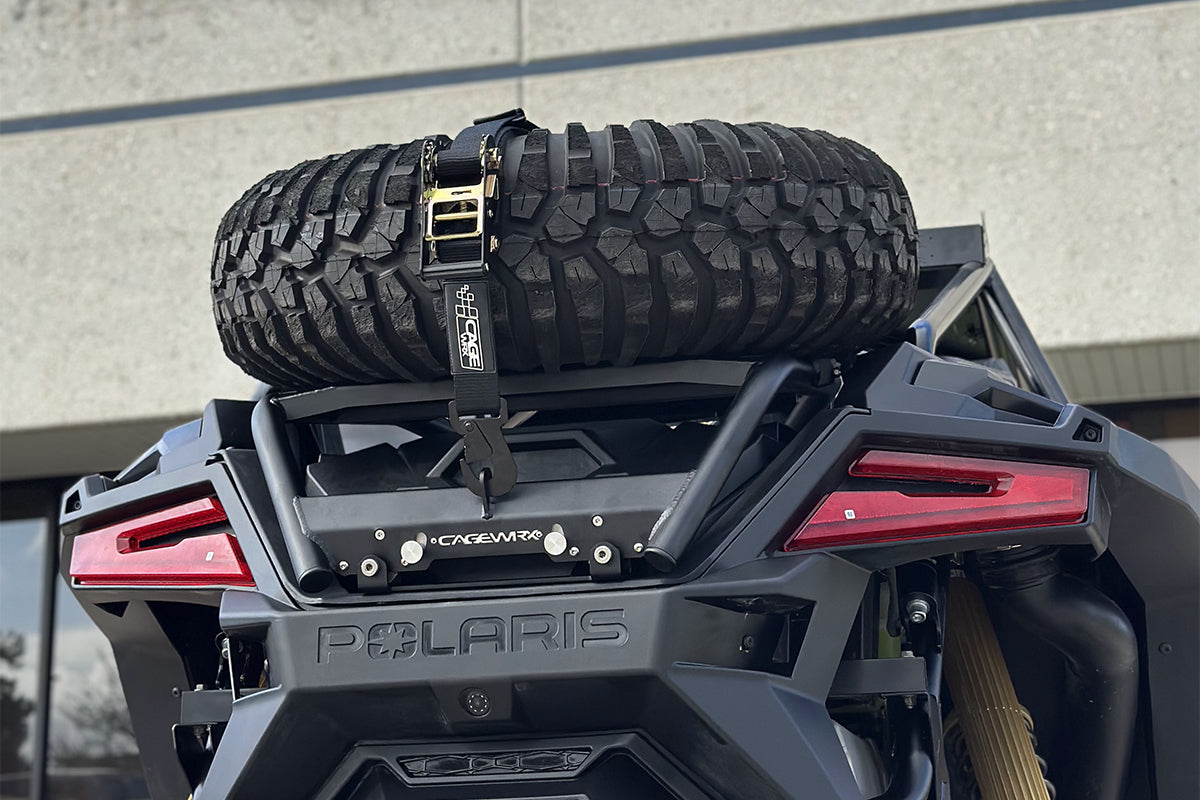 Pro R Tire Rack Polaris RZR Pro R Spare Tire Carrier – CAGEWRX