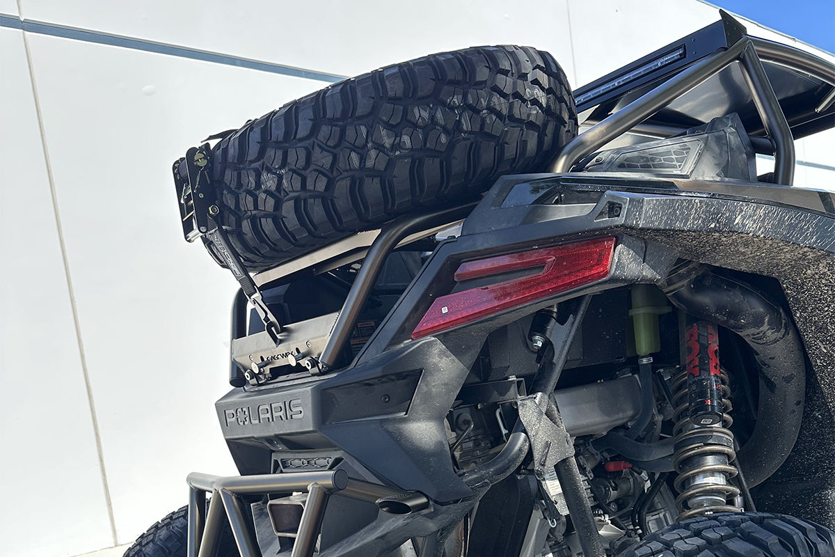 Pro R Tire Rack Polaris RZR Pro R Spare Tire Carrier – CAGEWRX