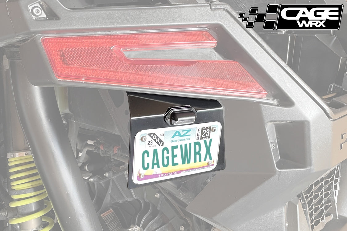 Polaris RZR Pro R / Pro XP License Plate Mount – CAGEWRX