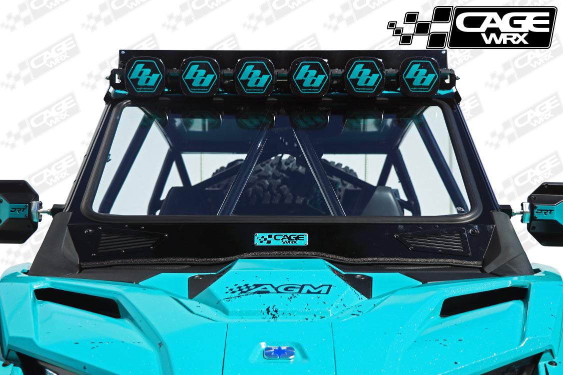 Polaris RZR Pro R / Pro S Glass Windshield (2025+) | "SUPER SHORTY" & "BAJA SPEC""