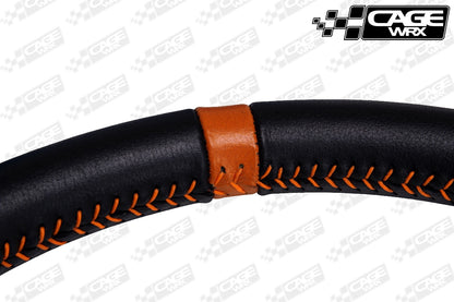 PRP Flat Steering Wheel - Leather