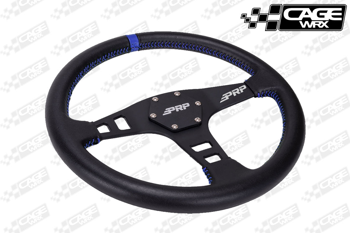 PRP Flat Steering Wheel - Leather