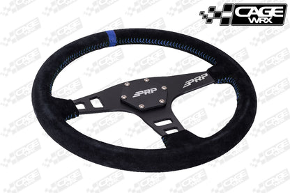 PRP Flat Steering Wheel - Suede