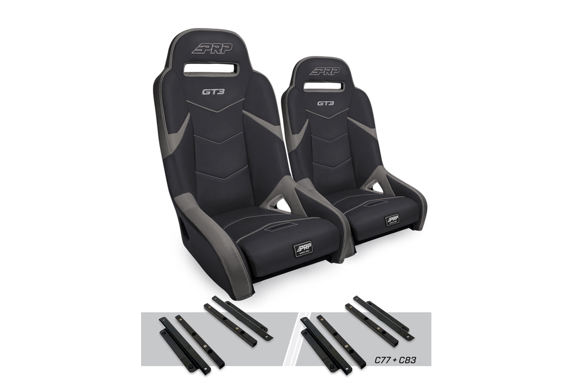 PRP RZR GT3 Suspension Seats (PAIR) for RZR XP1K/Turbo/Turbo S - PRE-DESIGNED