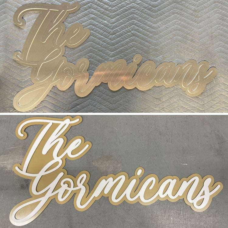 Custom wedding sign