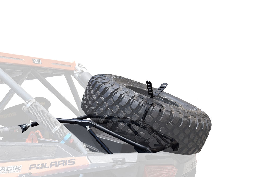 CageWrx Polaris RZR XP 1000 spare tire carrier UTV utility vehicle