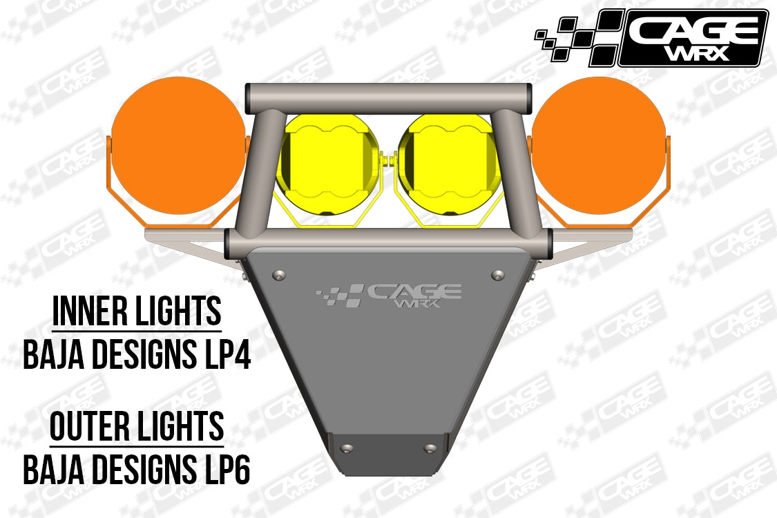 RZR XP Turbo S Front Bumper Assembled