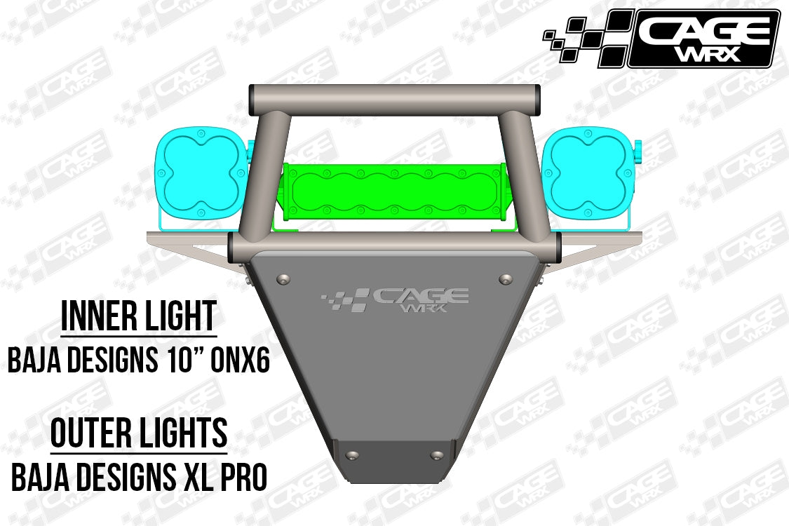 RZR XP Turbo S Front Bumper Assembled