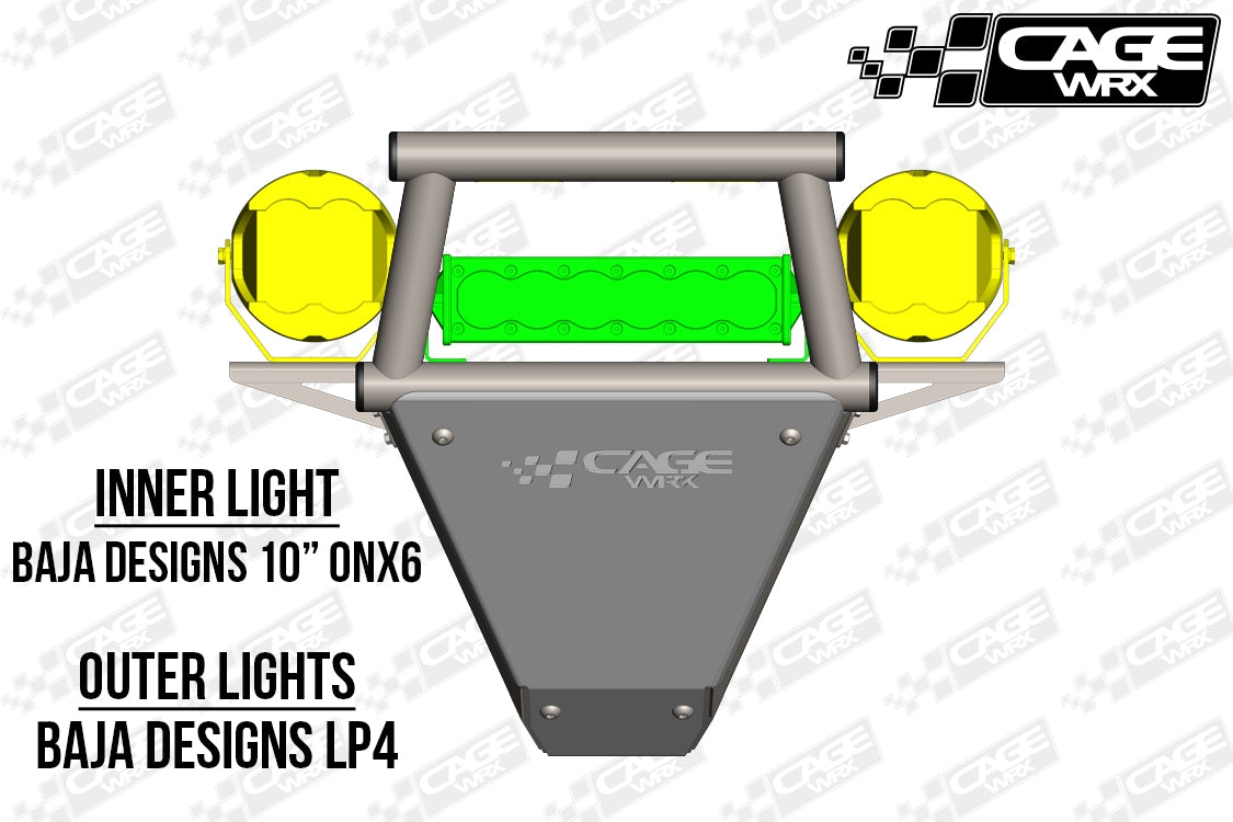 RZR XP Turbo S Front Bumper Assembled