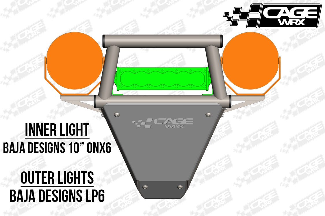 RZR XP Turbo S Front Bumper Assembled